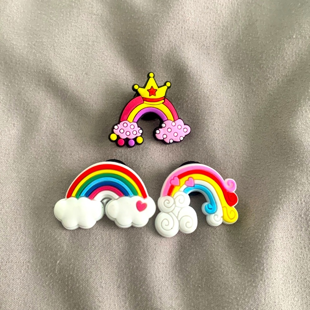Rainbow Croc Charms